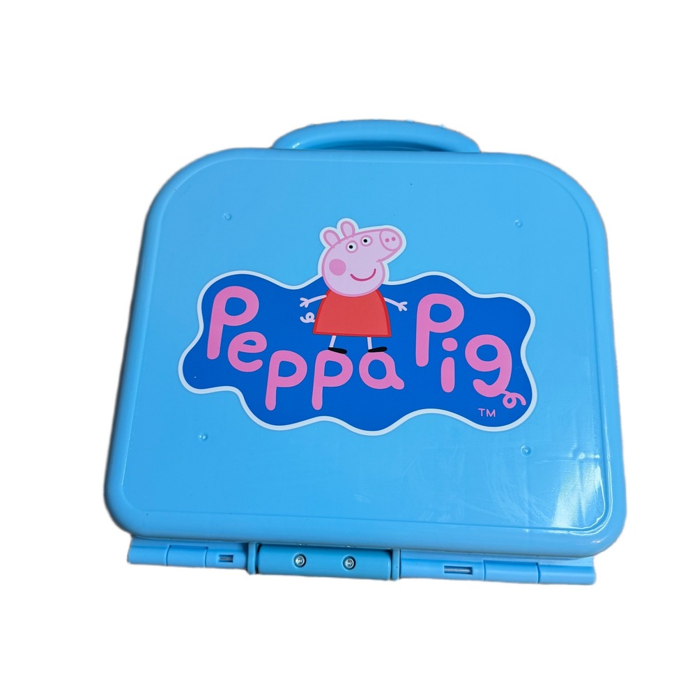 Peppa Pig Phonics Alphabet Learning Case Blue Carrying Toy with 26 Letters